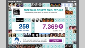 Muro de apoyos, otra manera de visualizar la financiación colectiva