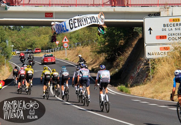 Imagen de cabecera de Ayuda las 8 de Becerril por participar en el boicot a Israel durante La Vuelta