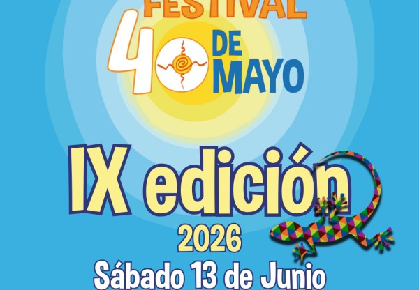 IX FESTIVAL 40 DE MAYO: ¡Celebramos 20 años de cultura y comunidad!'s header image