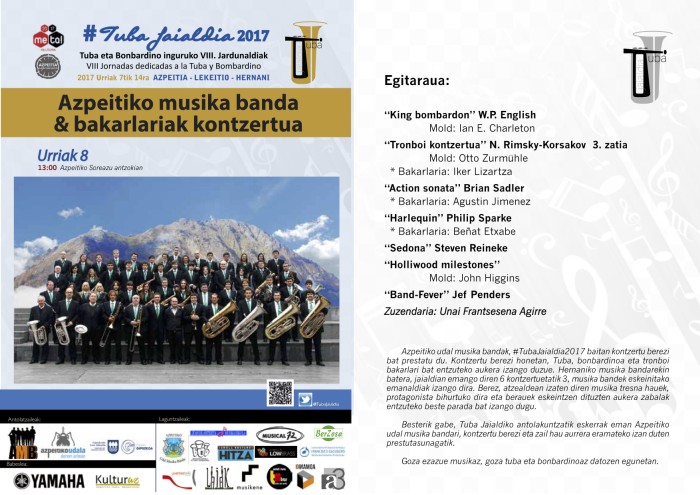 Azpeitiko Musika banda & bakarlariak kontzertua / Cocnierto Azpeitiko musika banda & Solistas