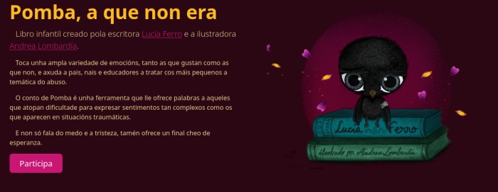 Pomba.gal, a nosa nova páxina web